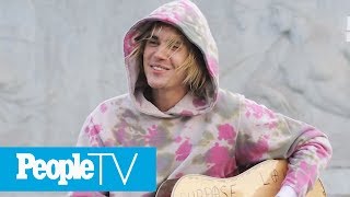 justin bieber serenades hailey baldwin outside buckingham palace with one of his songs peopletv