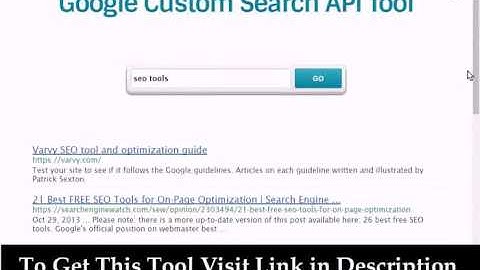 How To Add Google Custom Search using API