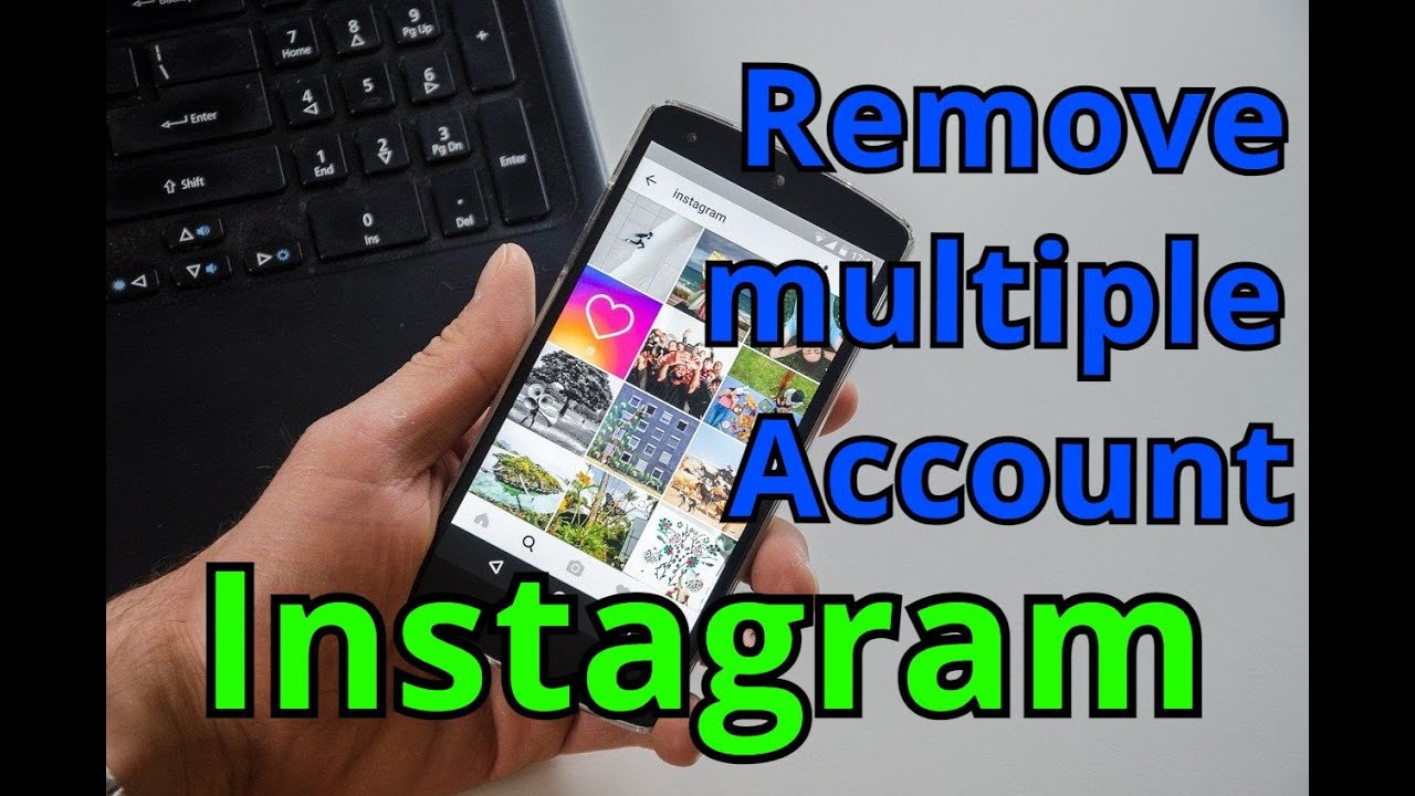 Come rimuovere account multipli di Instagram Elimina il secondo account