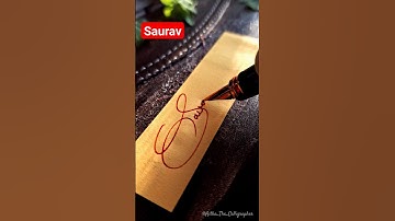 SIGNATURE style for "S" 😍 | Signature ideas #calligraphy #signature #signaturestyle #shorts #viral