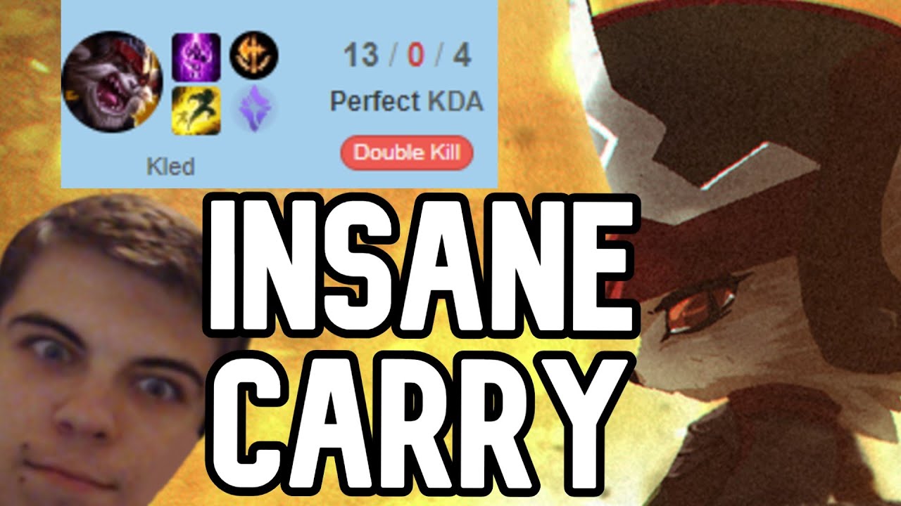 HOLY! KLED MID IS ACTUALLY SO INSANE! 13 KILLS IN 19 MIN! S10 Kled Mid Gameplay! -League of Legends!