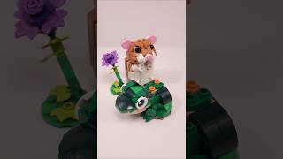 LEGO Frog (31377) vs Cute Hamster with a Flower (31376) #shorts @TopBrickBuilderLite