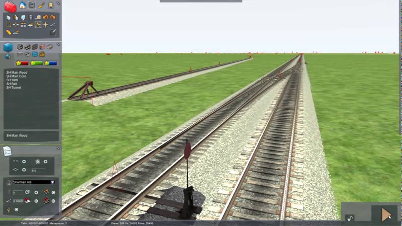 RailWorks Train simulator Соединение путей в редакторе мира