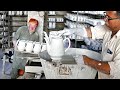 Ceramic pottery slip casting process  glazed ceramics teapot making factory