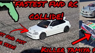 Front Wheel Drive RC Winter Nationals- Mst vs Xpress rc - 3aracing vs tamiya - Final Round Crash!