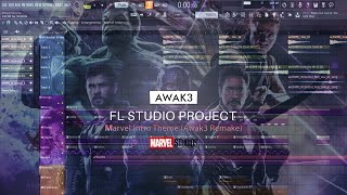Marvel Intro Theme (Awak3 Remake + FLP) | FL Studio
