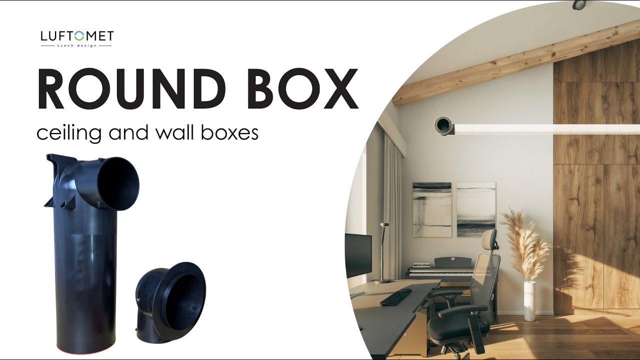 How to Connect Ducts to Ceiling or Wall Diffusers | LUFTOMET Round Box ...