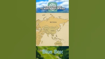 I asked Chat-GPT to make a map of Asia #mapping #shorts