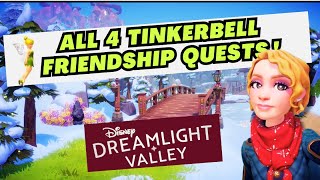 All 4 TINKERBELL FRIENDSHIP Quests Explained! Complete