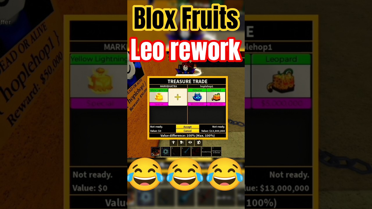 Blox fruits leo rework trade 