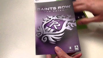 Saints Row: The Third (Xbox 360) Unboxing