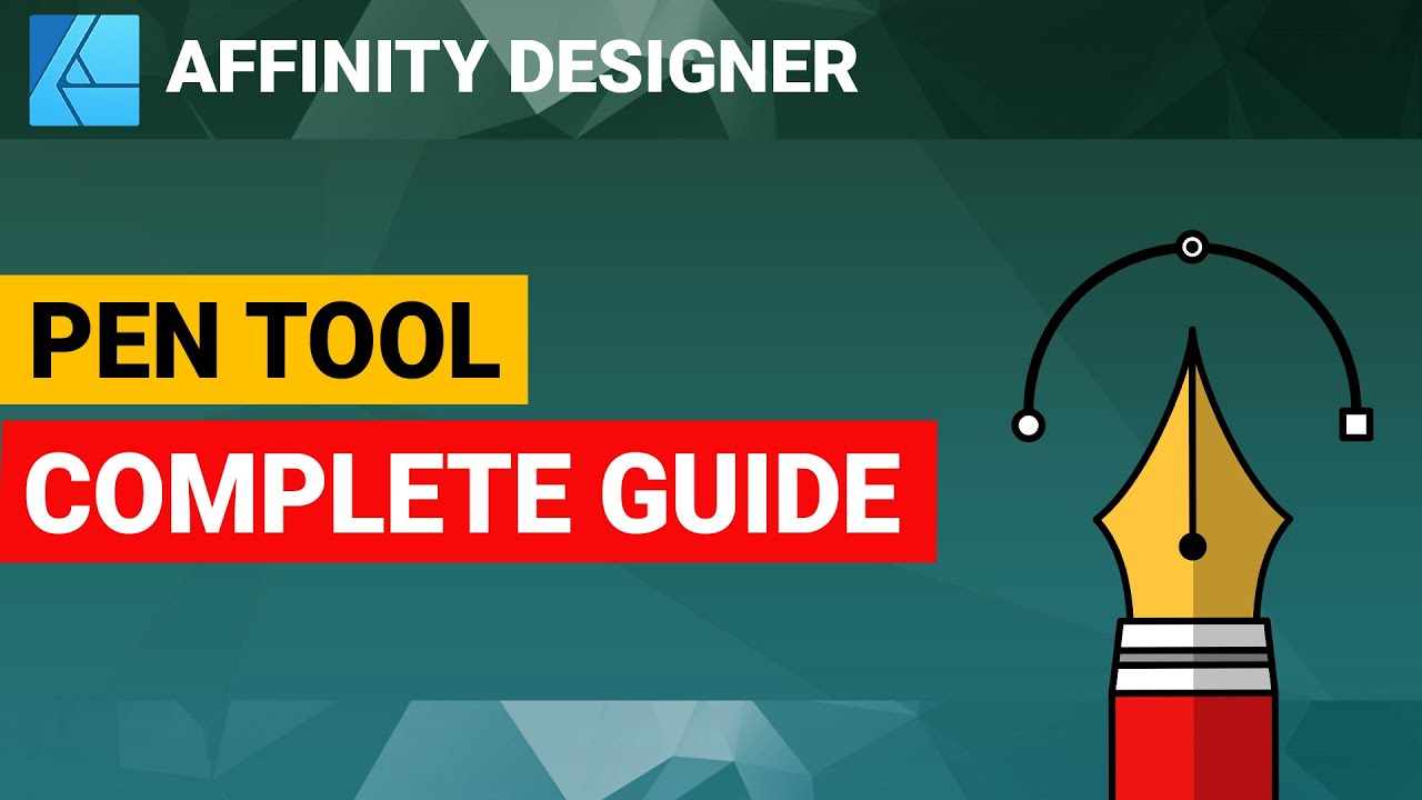 Affinity Designer Beginner Tutorial | Pen Tool - YouTube
