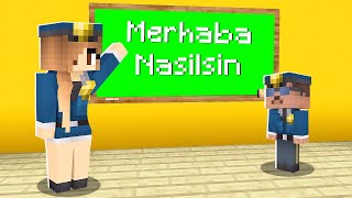 Kiz Poli̇s Poli̇s Bebeğe Türçe Öğreti̇yor - Minecraft