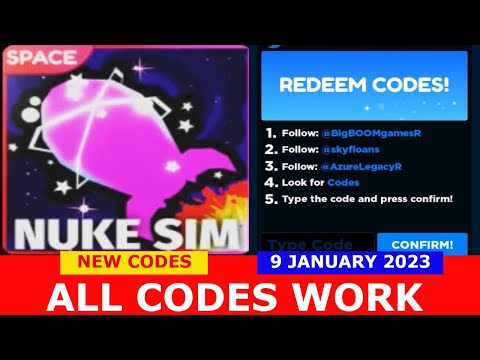 Nuke Simulator Codes December 2023 - RoCodes