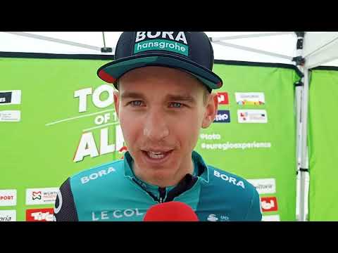 Lennard Kmna - Interview at the finish - Tour of the Alps 2022 - Stage 3