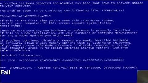 Windows Vista Beta BSOD