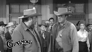 Matt Dillon Confronts a Stern Father | Gunsmoke