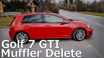 Golf 7 GTI Muffler Delete