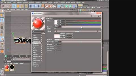 How To Make 3D Text In Cinema 4D R12 + Transparent Background Render.