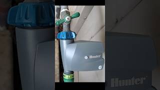 Program a Hunter BTT Bluetooth faucet timer #shorts