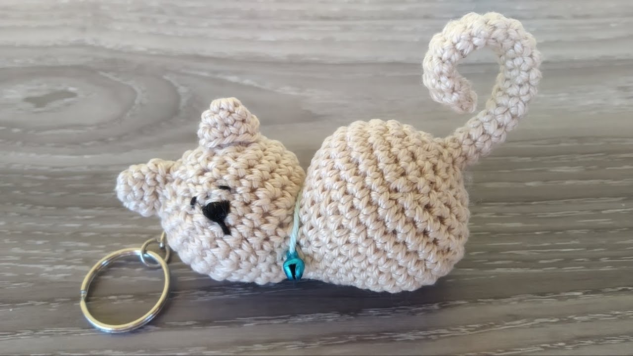 Portachiavi Gatto In Resina – Ciondolo Per Zaino E Borsa, Simpatico Gattino, Accessorio Amanti Gatti