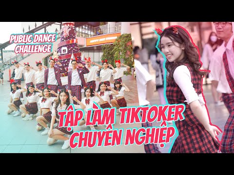 Video Lần đầu tập nhảy như một TikToker chuyên nghiệp |... - youtube