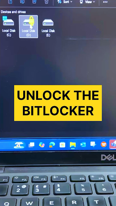 How to unlock your bitlocker, if you lost recovery key on windows 10/11 PC! #bitlocker #pctips