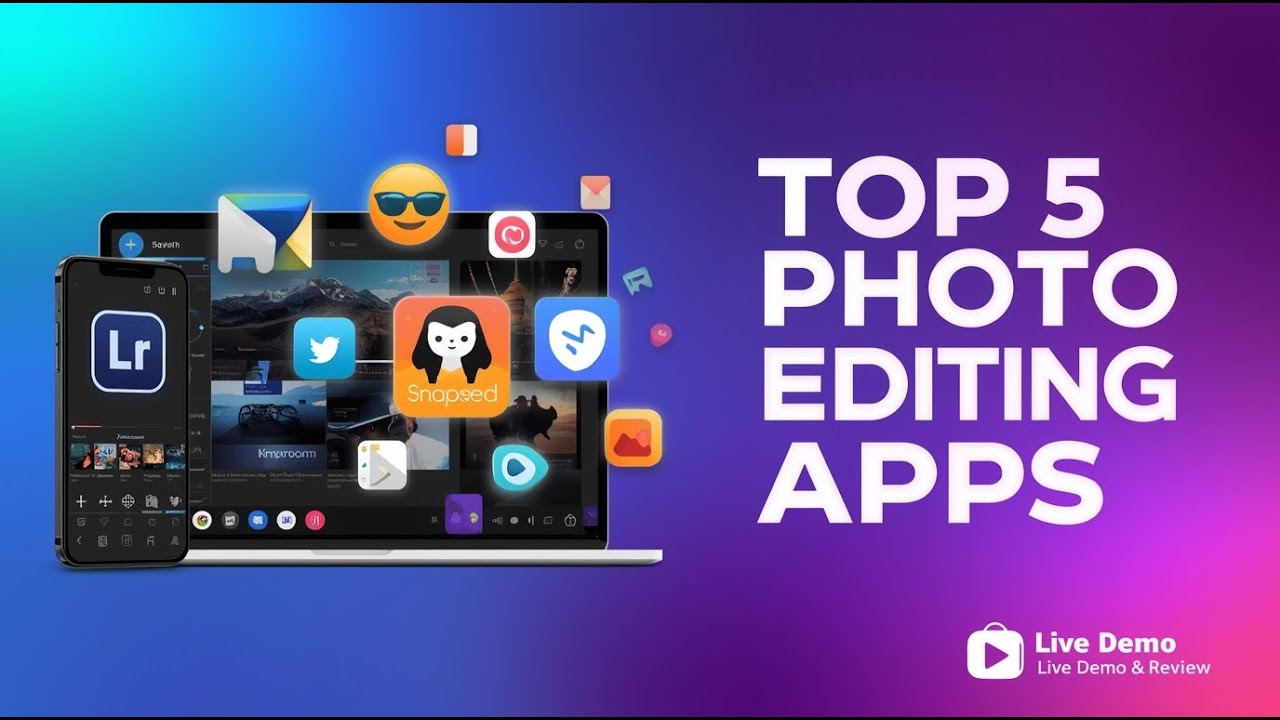 Top 5 Photo Editing Apps for Creators in 2025 📸 | Live Demo & Review ...