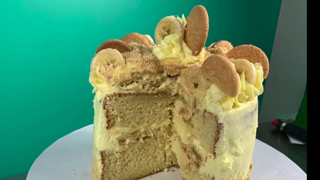 Banana Pudding Cake Tutorial YouTube