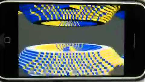 iPhone 3D block render test