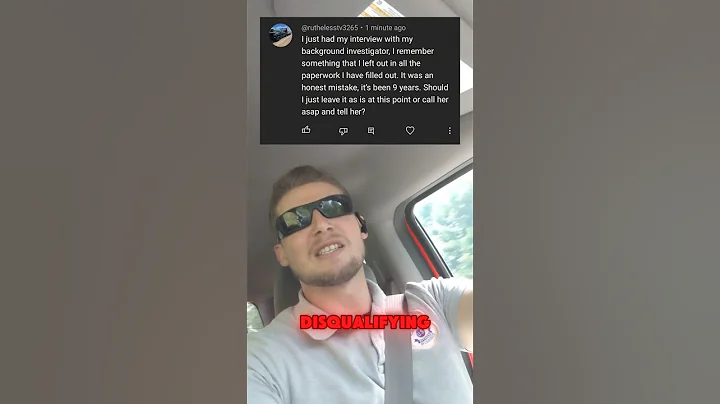 Police hiring: Honest background mistakes #hiringprocess #psychology #policeexam #polygraph