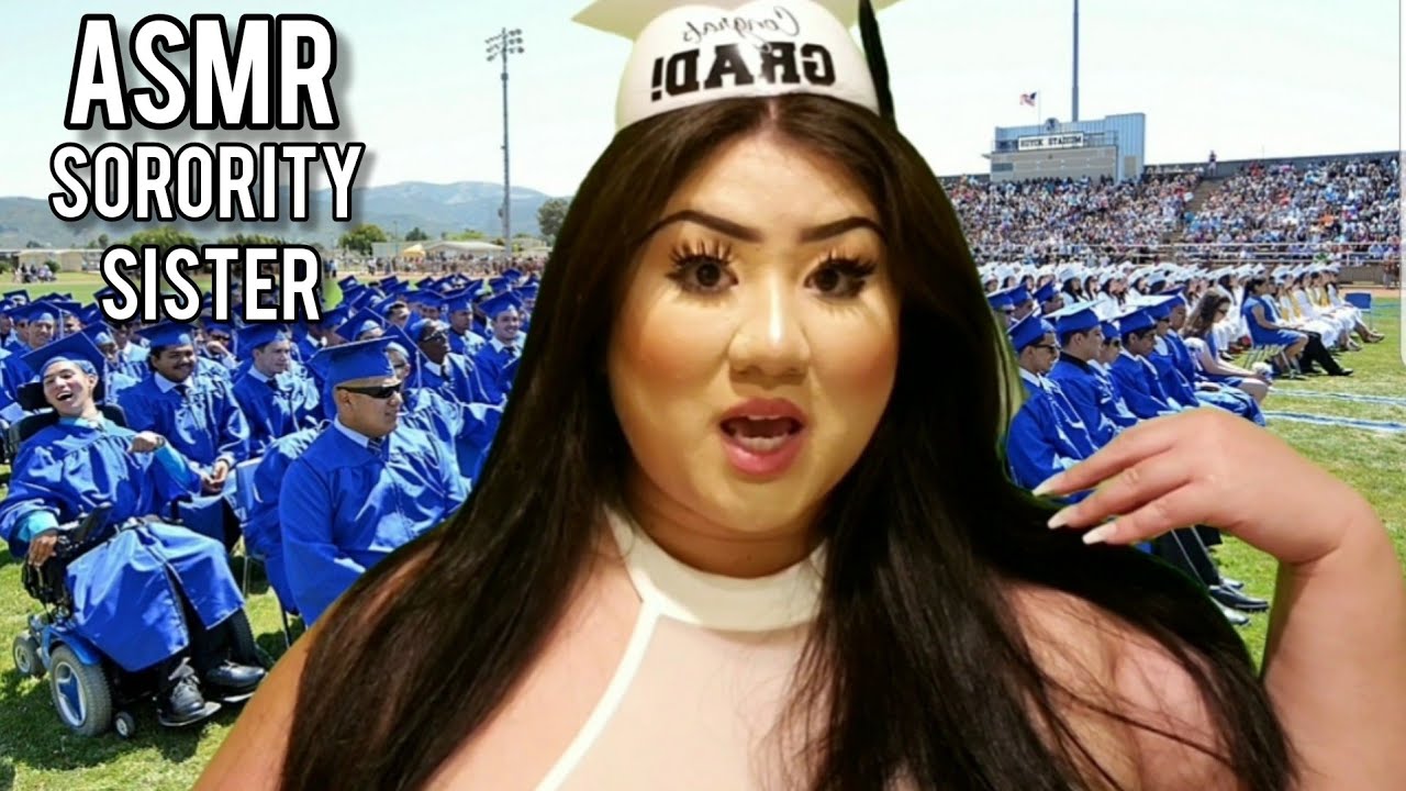 Asmr Makeup Sorority Sister Roleplay | Graduation Ceremony 2021 👨‍🎓👩‍🎓🥶