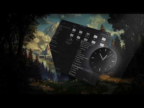 KDE PLASMA Customization | Dark Theme - YouTube