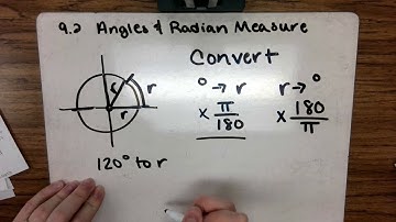 Algebra II 9 2 Angles and Radian Measure