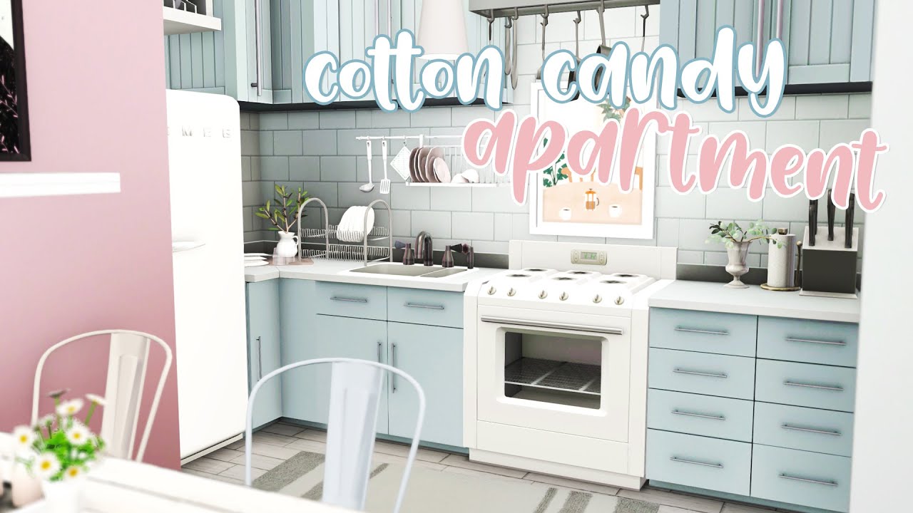 COTTON CANDY APARTMENT 🍭 the sims 3 speed build