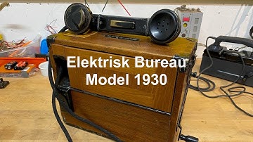 E78 Norsk Hæren Felttelefon Model 1930