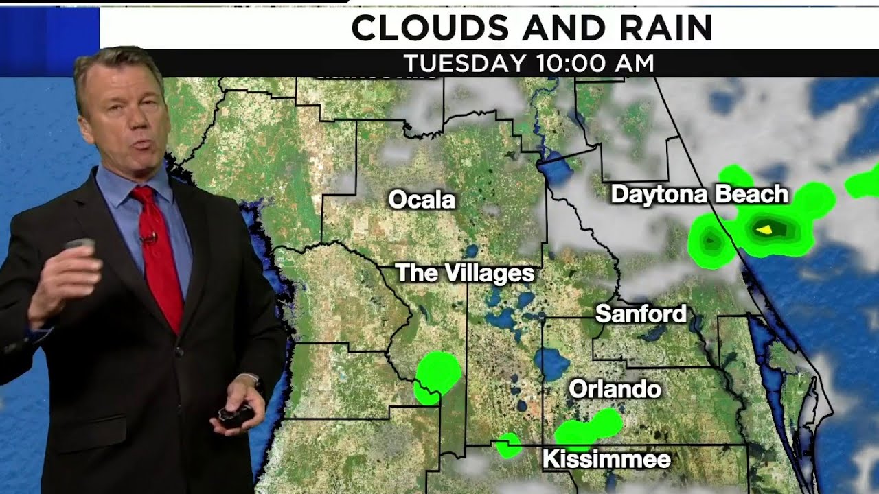 Showers slow down in Central Florida following severe weather - YouTube