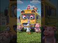 🐔 Funny Animal School Bus Ride 😂 | Muddy Road Adventure Part 2 🚌✨ #viral #pigeon #funny
