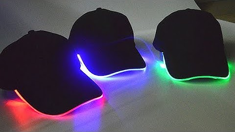 Glowing LED Light Baseball Cap Review