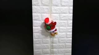 Whole Sale Price $17.99 Electric christmas santa climbs up and down on the rope
