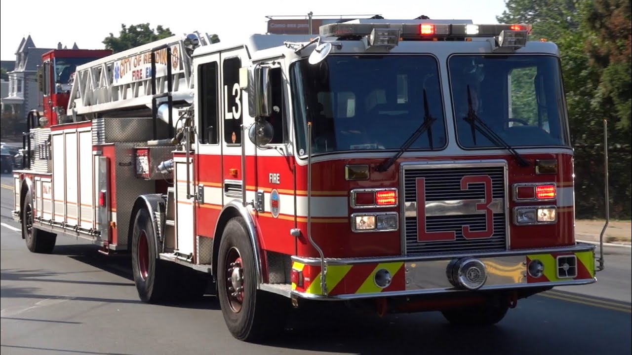 Reading Fire Department Ladder 3 Responding 9/6/23