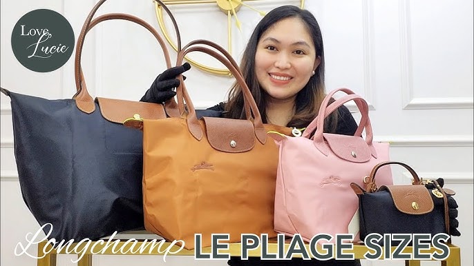 Le Pliage Size Chart  Longchamp bag, Longchamp handbags, Vintage handbags