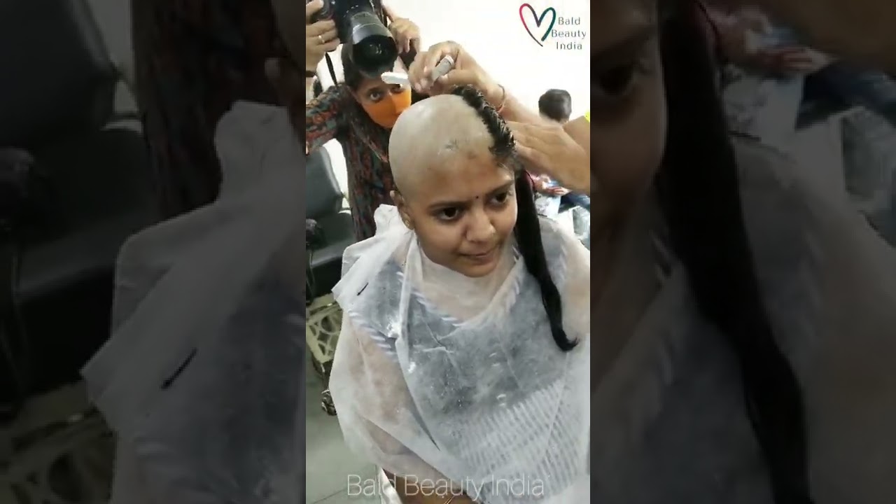 Gujju Girl Headshave|| Hair Donation || गुजराती लडक़ी ने ख़ुशी से मुंडन कराया