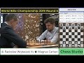QUEEN VS DOUBLE ROOK!!! ♔ Radoslaw Wojtaszek Vs ♚ Magnus Carlsen | World Blitz Championship 2019 Rd5