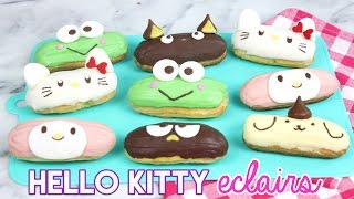 How to Make Hello Kitty Eclairs!