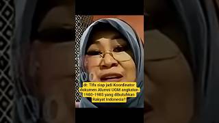 dr. Tifa siap jadi Koordinator dokumen Alumni UGM angkatan 1980-1985 yg dibutuhkan Rakyat Indonesia?
