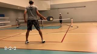 Early days of PICKLEBALL for the Golden Boy