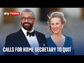 James cleverly facing calls to quit after joking about spiking his wifes drink