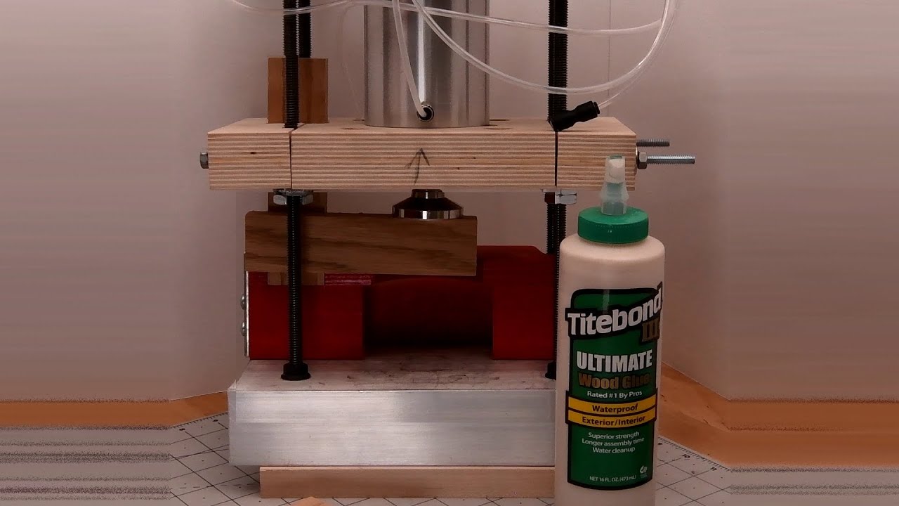 Glue Joint Strength vs Clamp Pressure Experiment YouTube