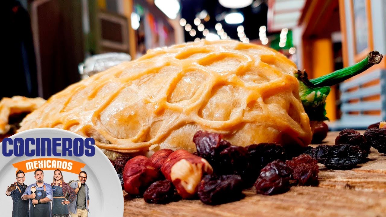 Receta: Chile relleno hojaldrado | Cocineros Mexicanos